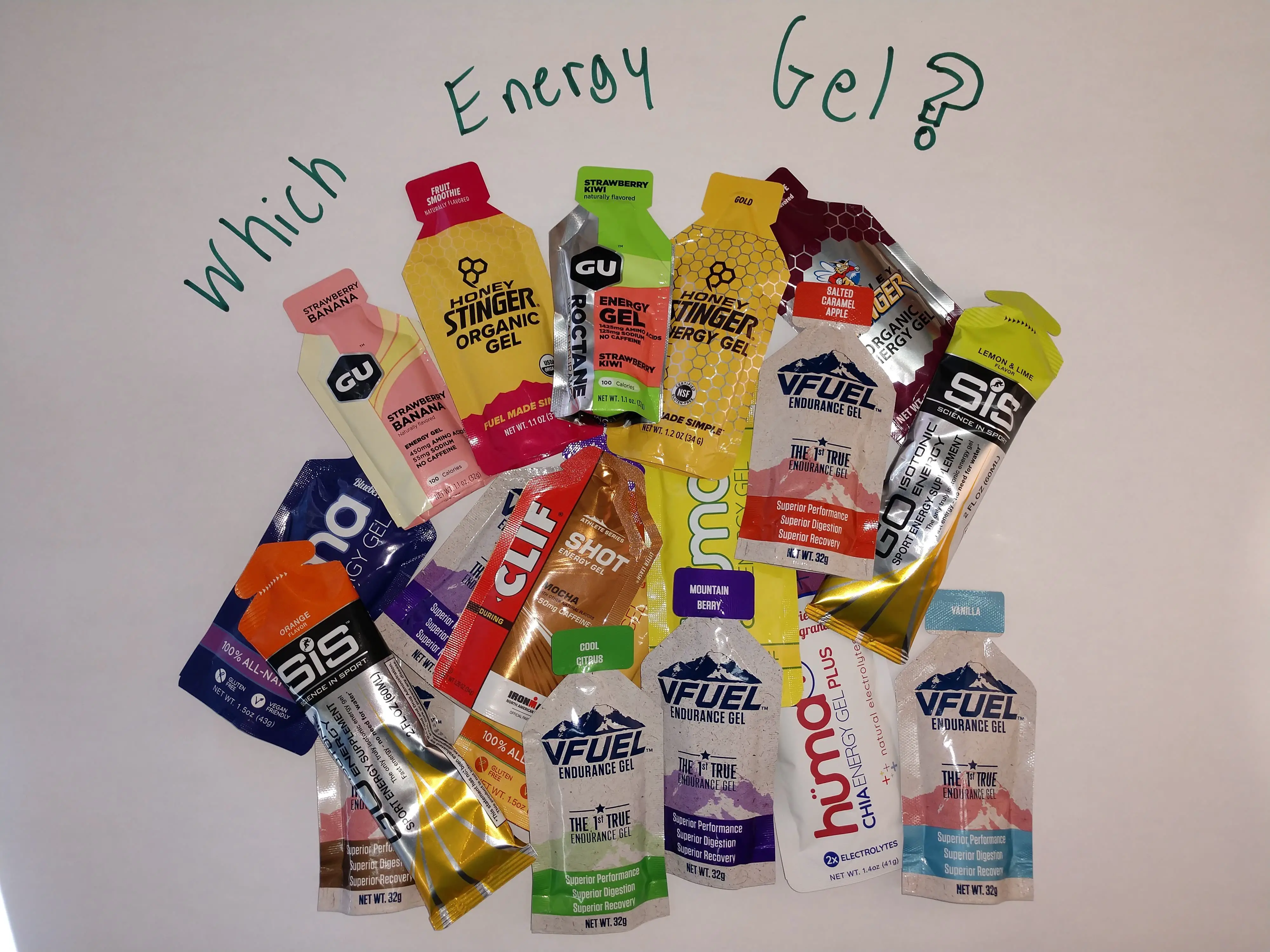energy gels for half marathon