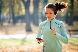 Running with a smartphone