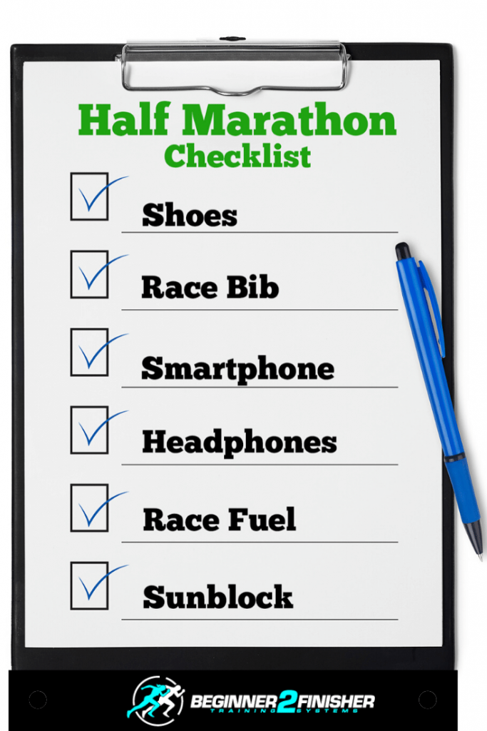 Half Marathon Checklist-pin