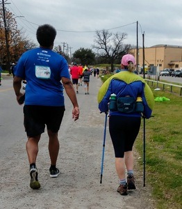 Can I Walk During a Half Marathon - Trekking poles