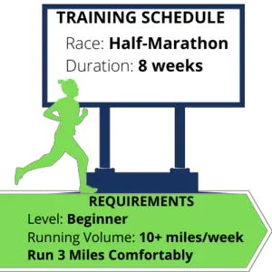 Half Marathon Training Schedule 8 week beginner