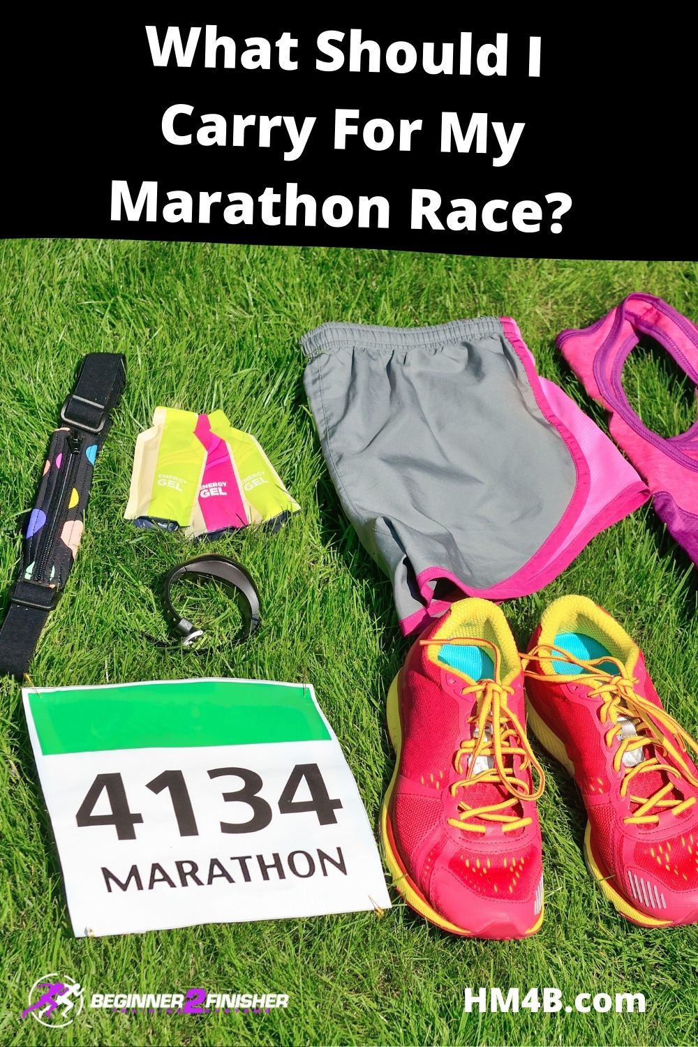 What should I carry during a marathon race?