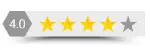4.0 star rating