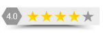 4.0 star rating