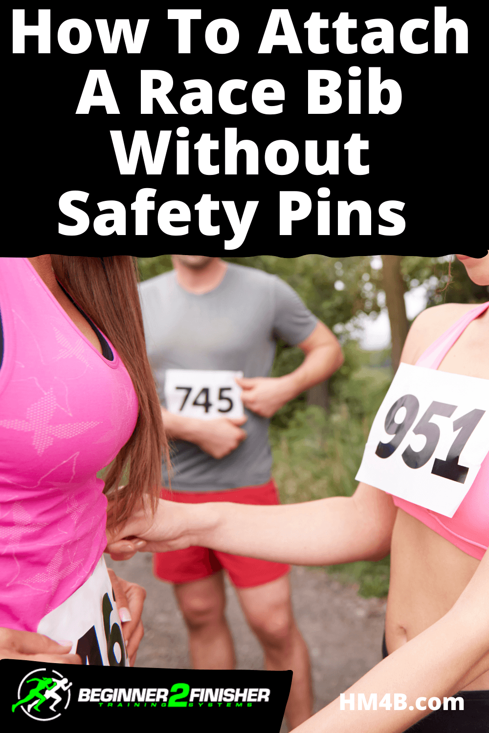 How To Attach A Race Bib Without Safety Pins (Simple Quick Hack)